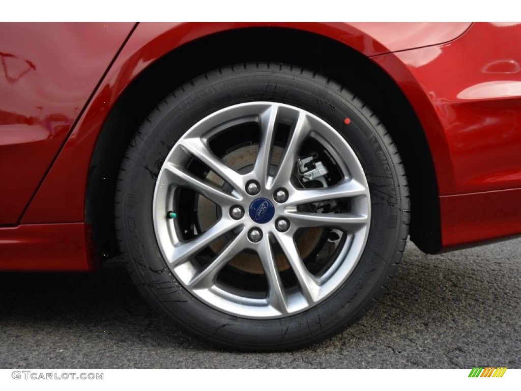 2015 Ford Fusion Hybrid Titanium Wheel Photo #100687976