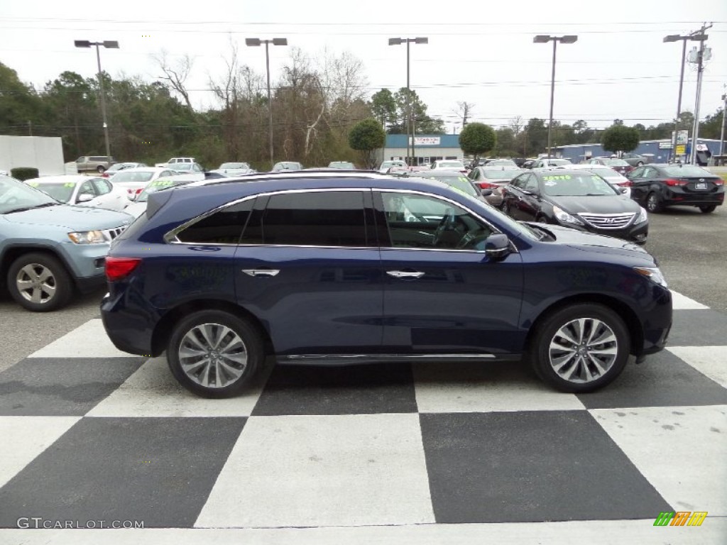 2015 MDX SH-AWD Technology - Fathom Blue Pearl / Graystone photo #3