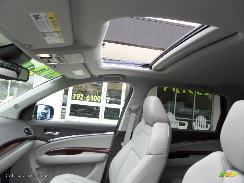 2015 MDX SH-AWD Technology - Fathom Blue Pearl / Graystone photo #11