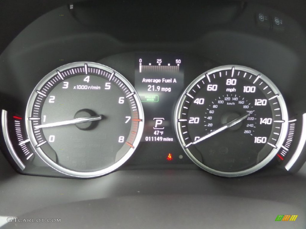 2015 MDX SH-AWD Technology - Fathom Blue Pearl / Graystone photo #16
