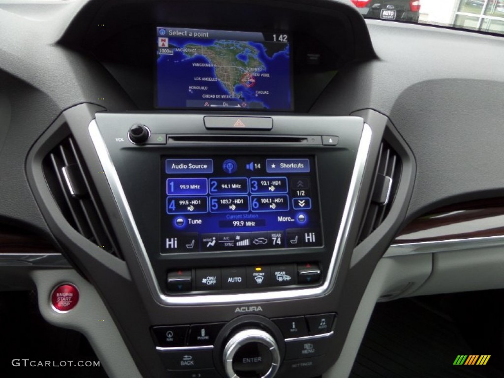 2015 MDX SH-AWD Technology - Fathom Blue Pearl / Graystone photo #17