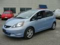 Tidewater Blue Metallic 2010 Honda Fit Standard Fit Model Exterior