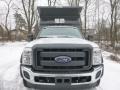 Oxford White - F550 Super Duty XL Regular Cab 4x4 Dump Truck Photo No. 3