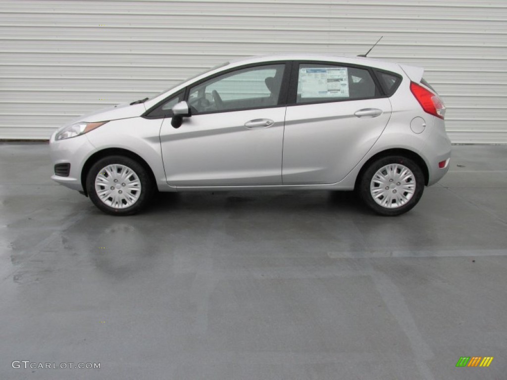 Ingot Silver Metallic 2015 Ford Fiesta S Hatchback Exterior Photo #100691051
