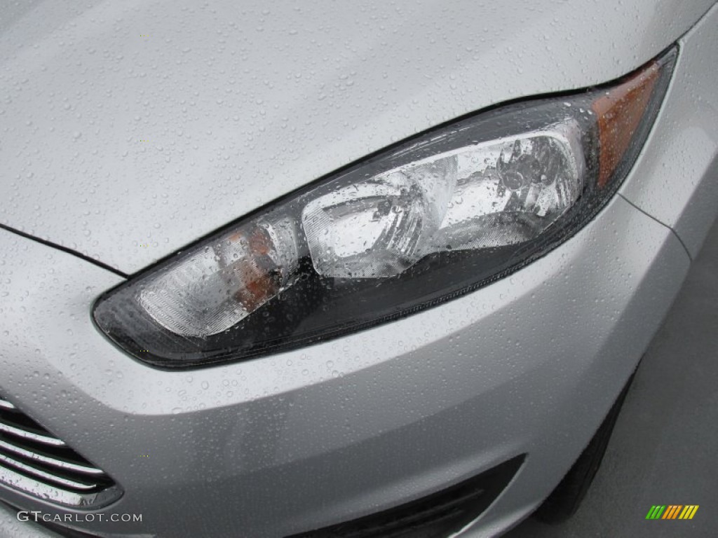 2015 Fiesta S Hatchback - Ingot Silver Metallic / Charcoal Black photo #9