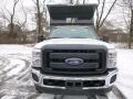 Oxford White - F350 Super Duty XL Regular Cab 4x4 Dump Truck Photo No. 3