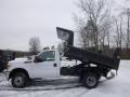 Oxford White - F350 Super Duty XL Regular Cab 4x4 Dump Truck Photo No. 5
