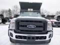 Oxford White - F550 Super Duty XL Regular Cab 4x4 Dump Truck Photo No. 3