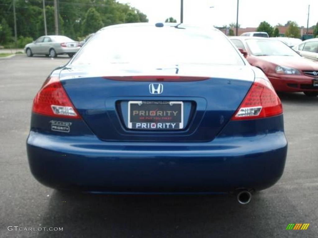 2006 Accord EX-L Coupe - Sapphire Blue Pearl / Ivory photo #5