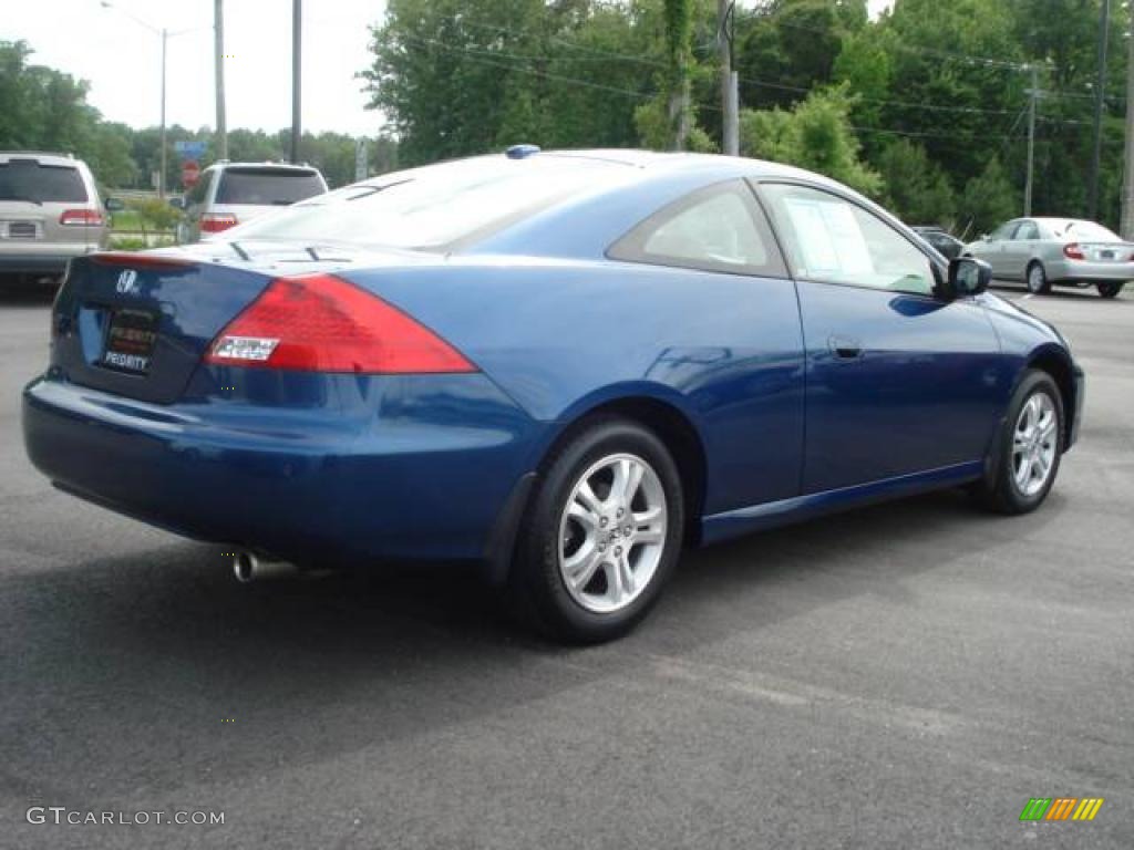 2006 Accord EX-L Coupe - Sapphire Blue Pearl / Ivory photo #6