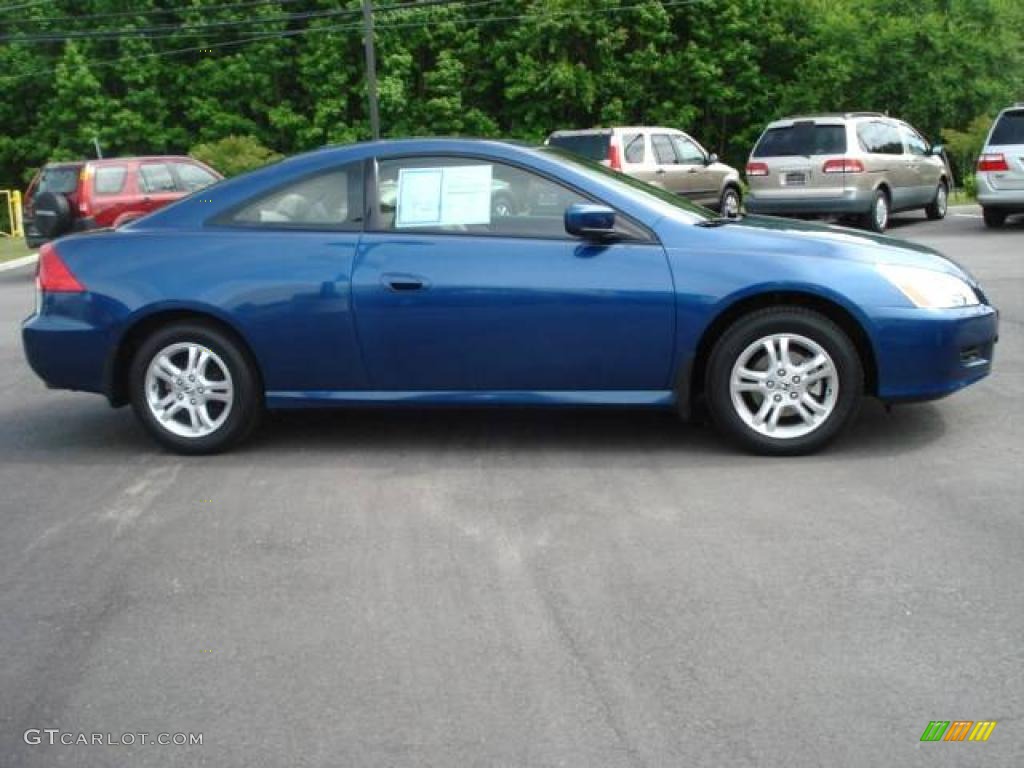 2006 Accord EX-L Coupe - Sapphire Blue Pearl / Ivory photo #7