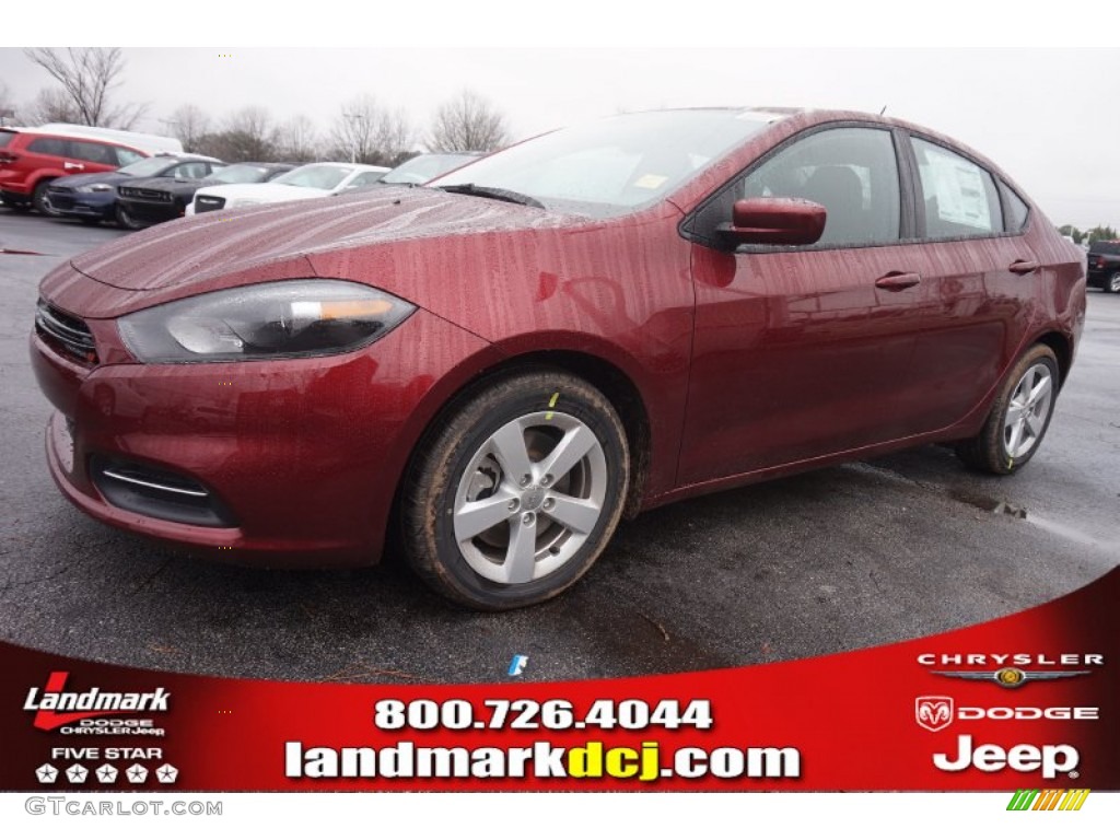 2015 Dart SXT - Passion Red Pearl / Black photo #1