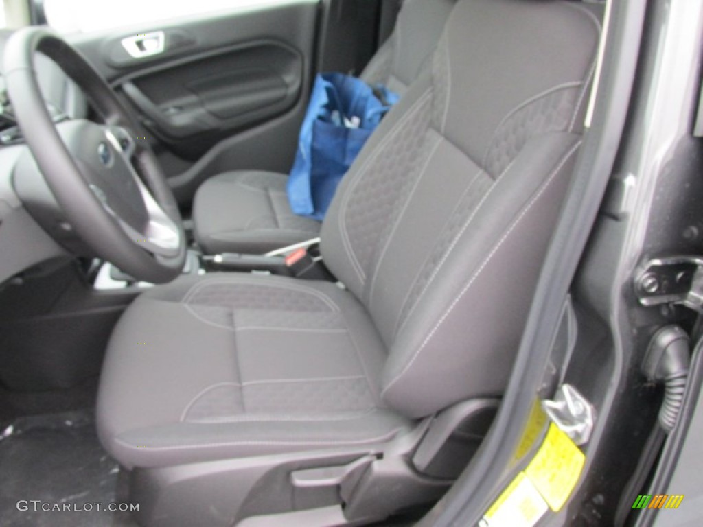 2015 Fiesta SE Hatchback - Magnetic Metallic / Charcoal Black photo #22