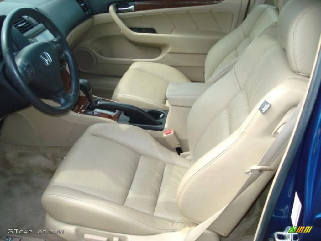 2006 Accord EX-L Coupe - Sapphire Blue Pearl / Ivory photo #10