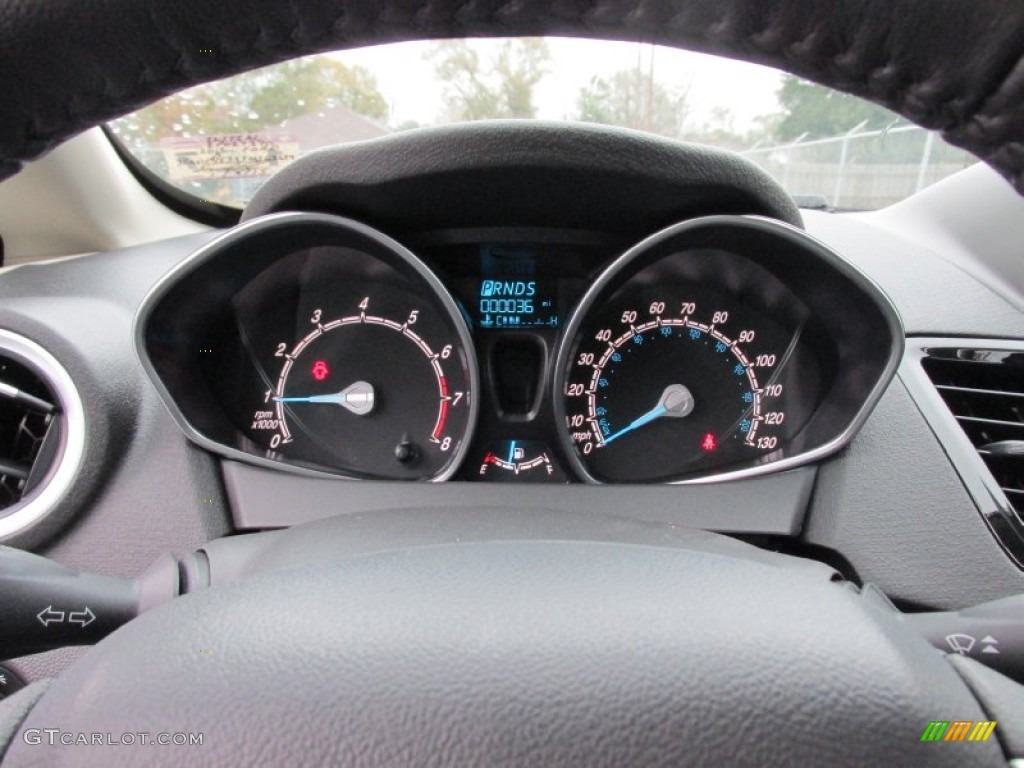 2015 Ford Fiesta SE Hatchback Gauges Photo #100692431