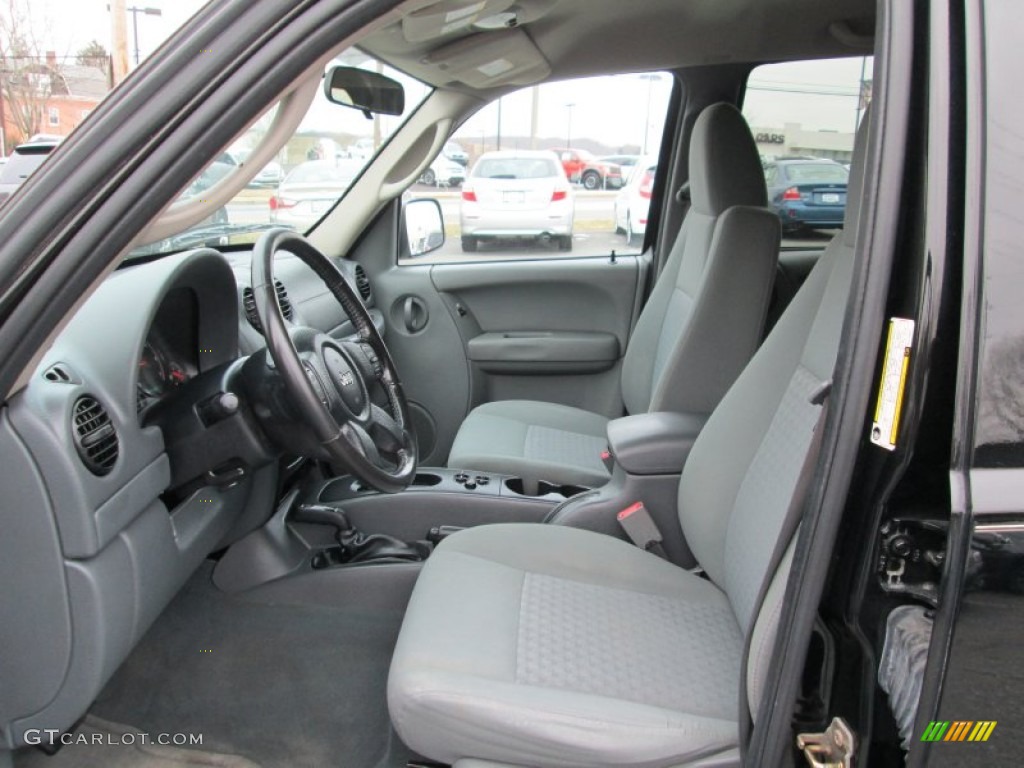 2006 Liberty Sport 4x4 - Black / Medium Slate Gray photo #11