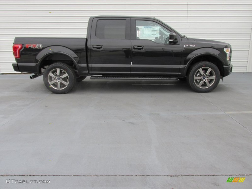 Tuxedo Black Metallic 2015 Ford F150 Lariat SuperCrew 4x4 Exterior Photo #100693718