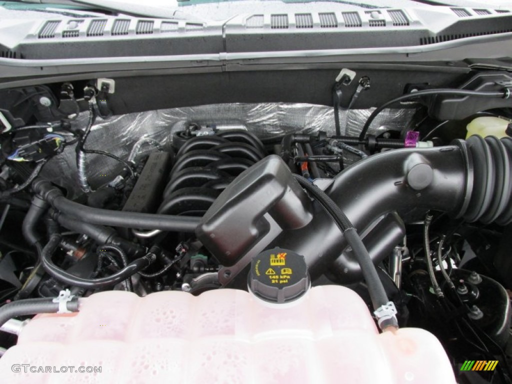 2015 Ford F150 Lariat SuperCrew 4x4 5.0 Liter DOHC 32-Valve Ti-VCT FFV V8 Engine Photo #100694000