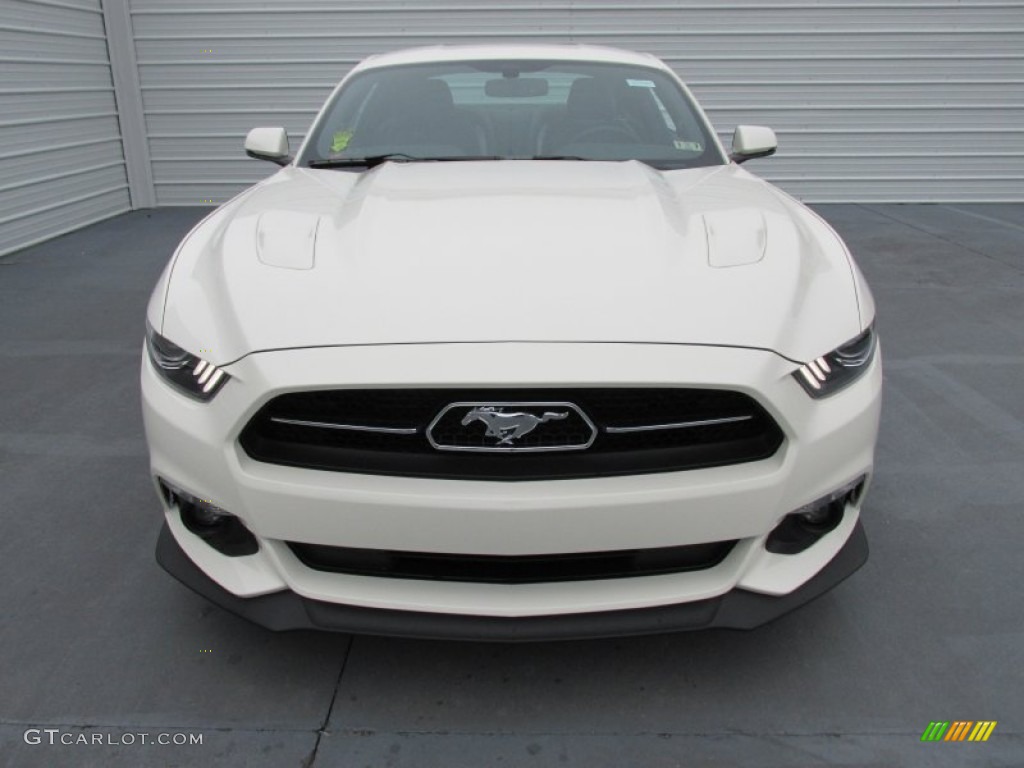 2015 Mustang 50th Anniversary GT Coupe - 50th Anniversary Wimbledon White / 50th Anniversary Cashmere photo #8