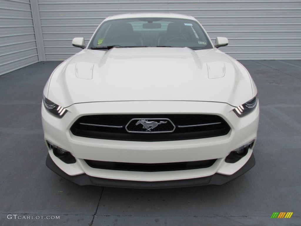 50th Anniversary Wimbledon White 2015 Ford Mustang 50th Anniversary GT Coupe Exterior Photo #100694696