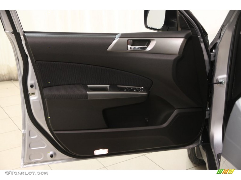 2013 Subaru Forester 2.5 X Premium Black Door Panel Photo #100694699