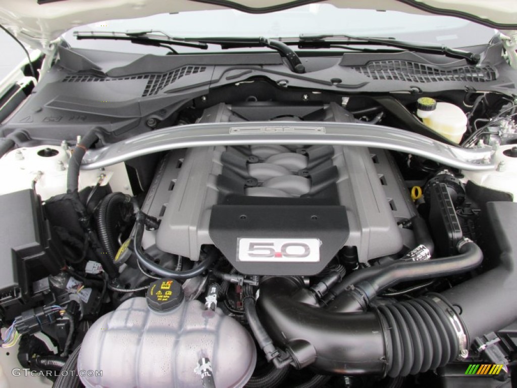 2015 Ford Mustang 50th Anniversary GT Coupe 5.0 Liter DOHC 32-Valve Ti-VCT V8 Engine Photo #100694943