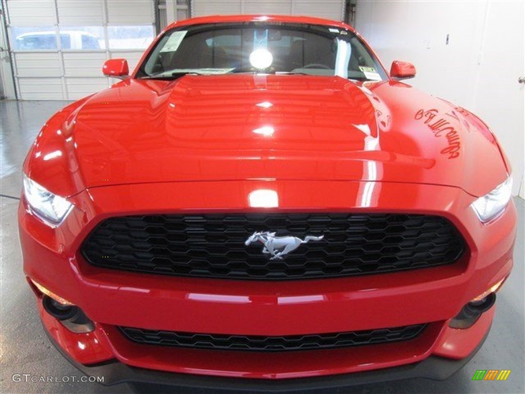 2015 Mustang EcoBoost Coupe - Race Red / Ebony photo #2