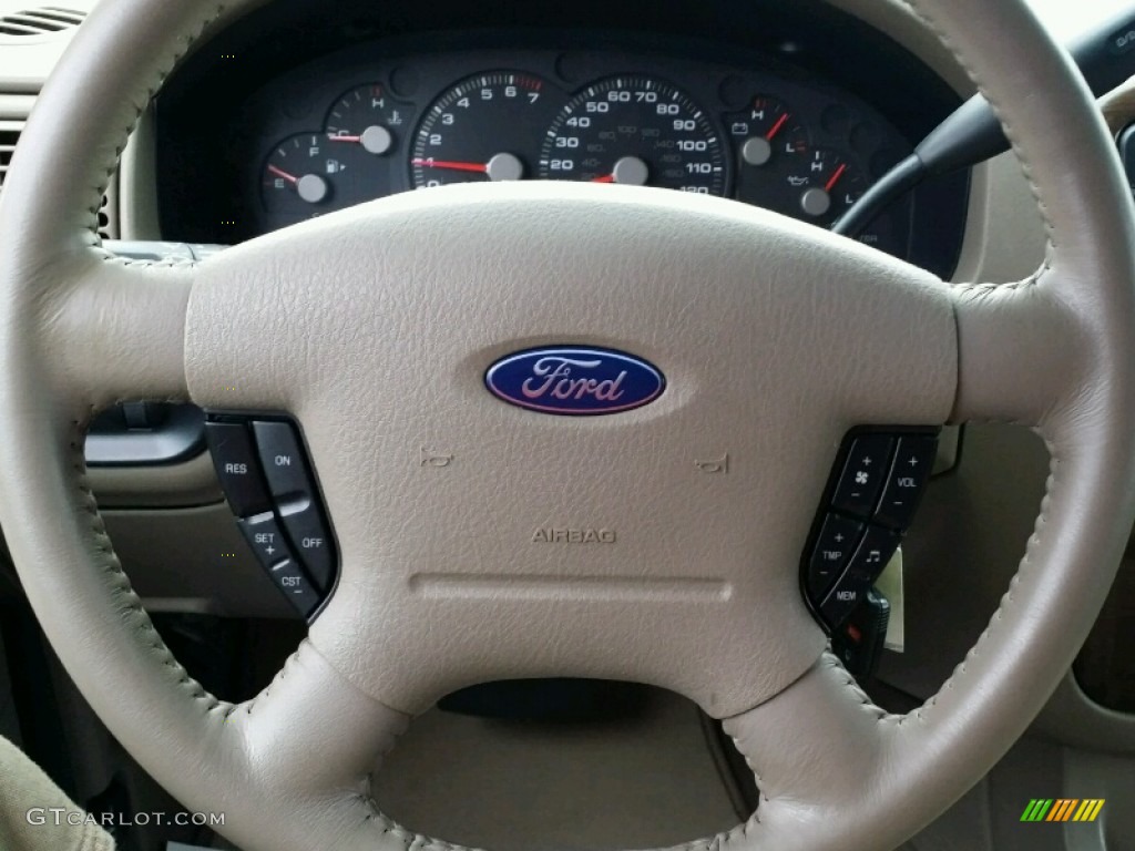 2003 Explorer Eddie Bauer 4x4 - True Blue Metallic / Medium Parchment Beige photo #27