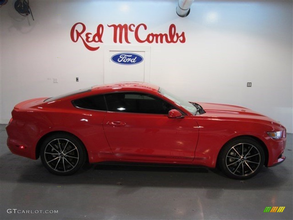 2015 Mustang EcoBoost Coupe - Race Red / Ebony photo #7