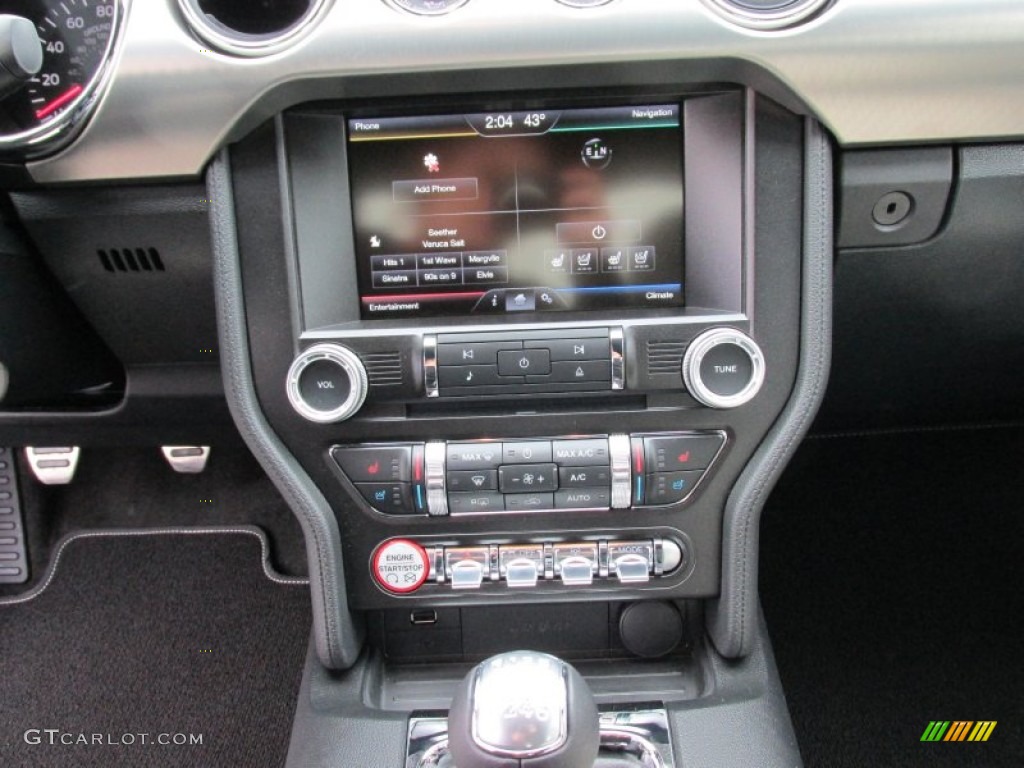 2015 Ford Mustang 50th Anniversary GT Coupe Controls Photo #100695520