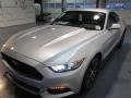 2015 Ingot Silver Metallic Ford Mustang EcoBoost Coupe  photo #3