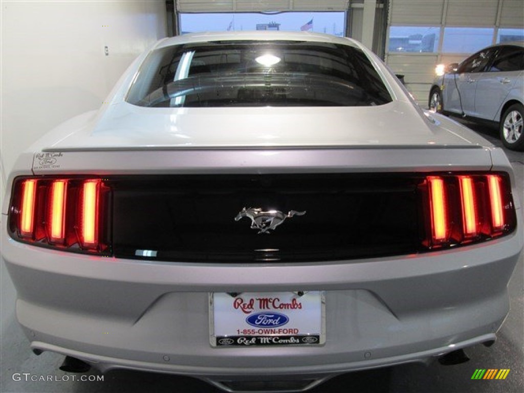 2015 Mustang EcoBoost Coupe - Ingot Silver Metallic / Ebony photo #5