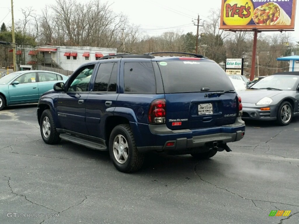 2003 TrailBlazer LT 4x4 - Indigo Blue Metallic / Medium Oak photo #4