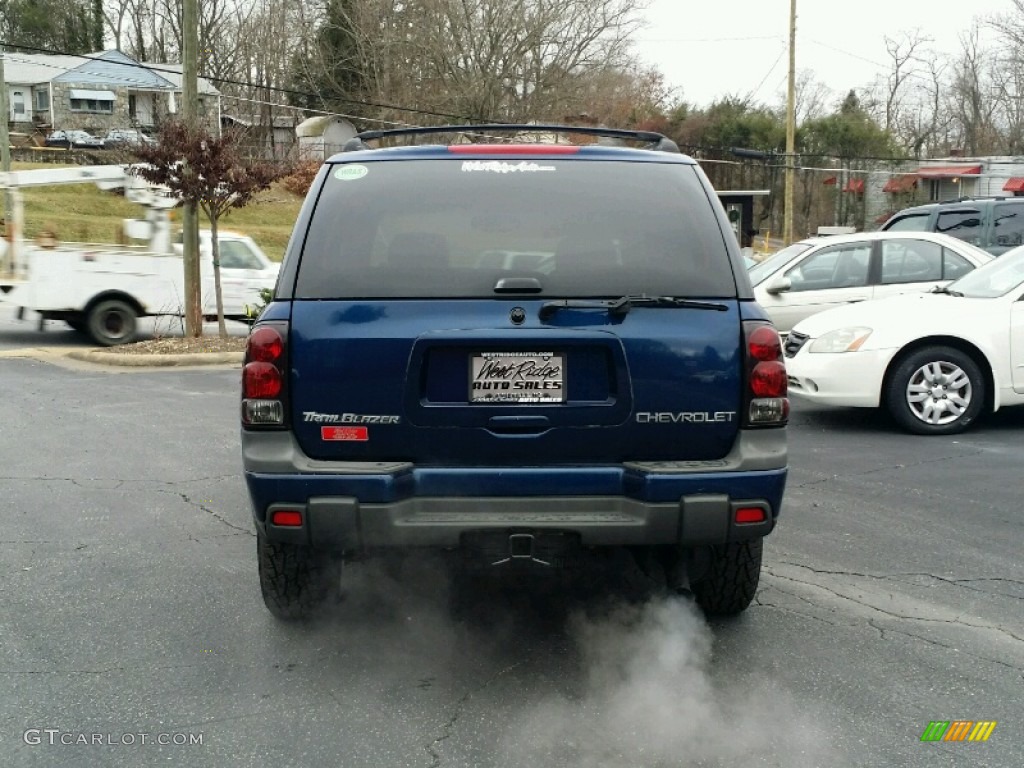 2003 TrailBlazer LT 4x4 - Indigo Blue Metallic / Medium Oak photo #5