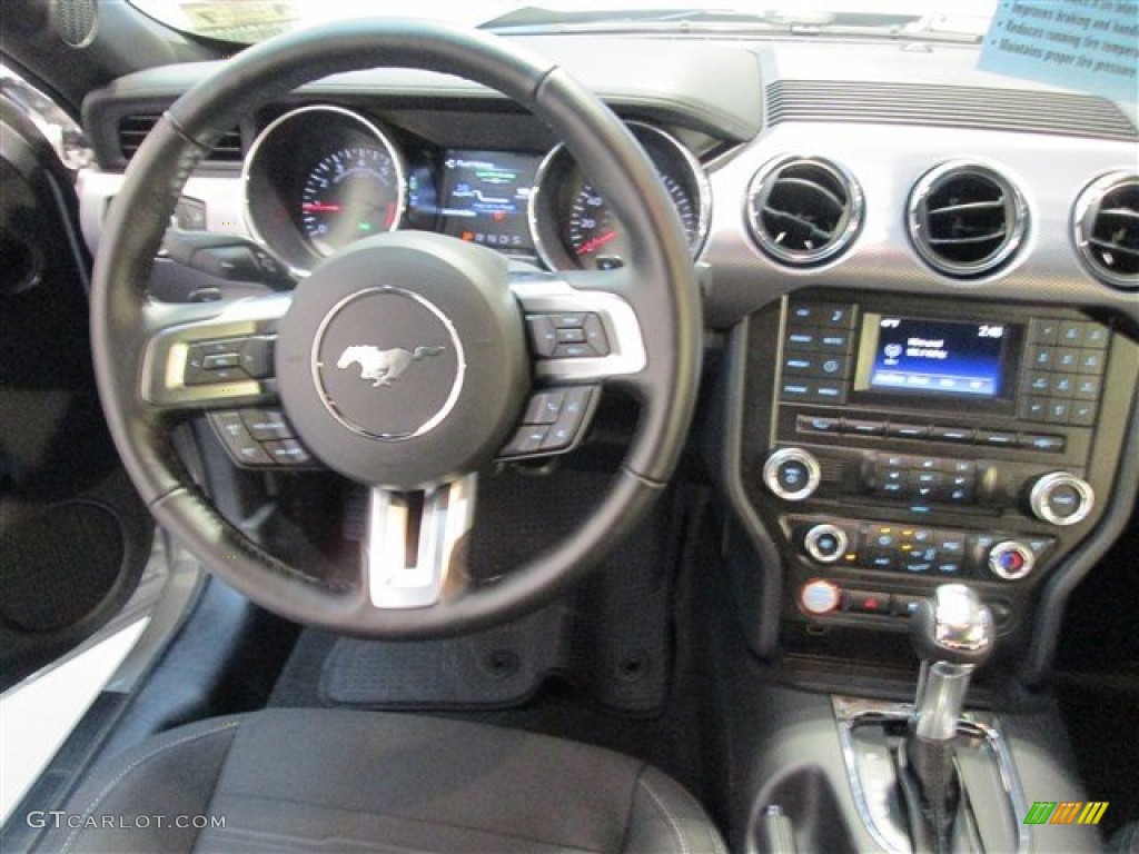 2015 Mustang EcoBoost Coupe - Ingot Silver Metallic / Ebony photo #10