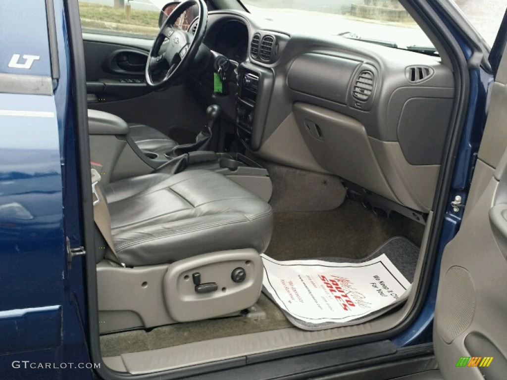 2003 TrailBlazer LT 4x4 - Indigo Blue Metallic / Medium Oak photo #10