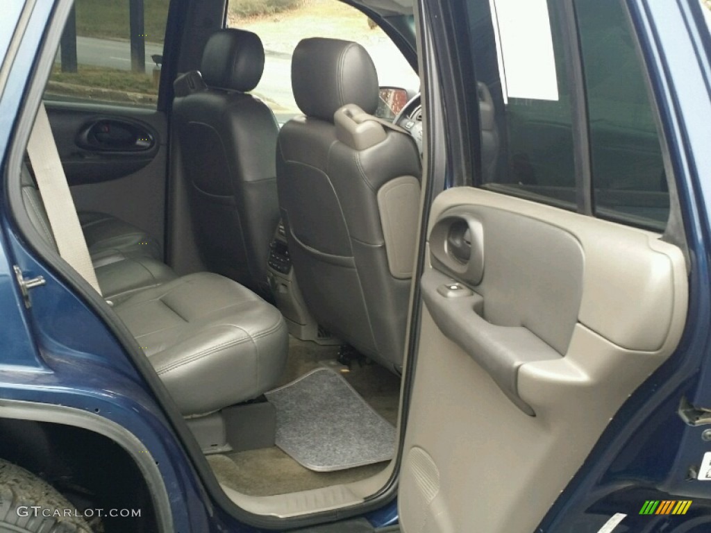 2003 TrailBlazer LT 4x4 - Indigo Blue Metallic / Medium Oak photo #13
