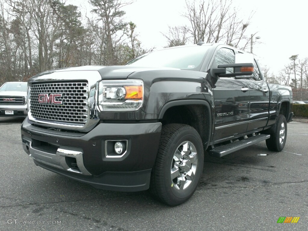 2015 Sierra 3500HD Denali Crew Cab 4x4 - Iridium Metallic / Denali Cocoa/Light Cashmere photo #1