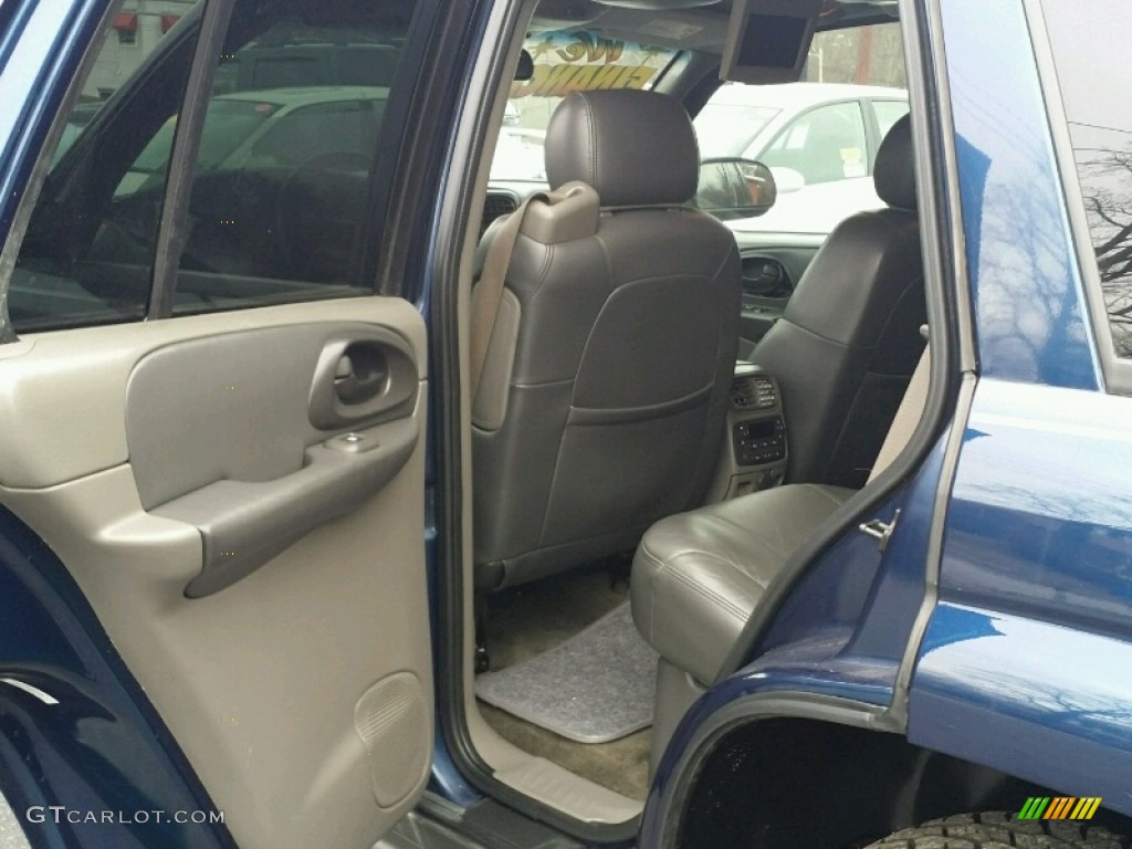 2003 TrailBlazer LT 4x4 - Indigo Blue Metallic / Medium Oak photo #17