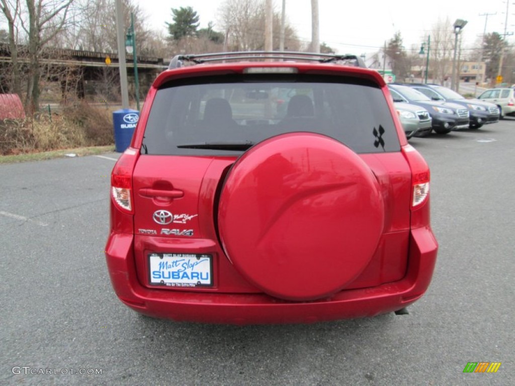 2007 RAV4 Sport - Barcelona Red Pearl / Dark Charcoal photo #7