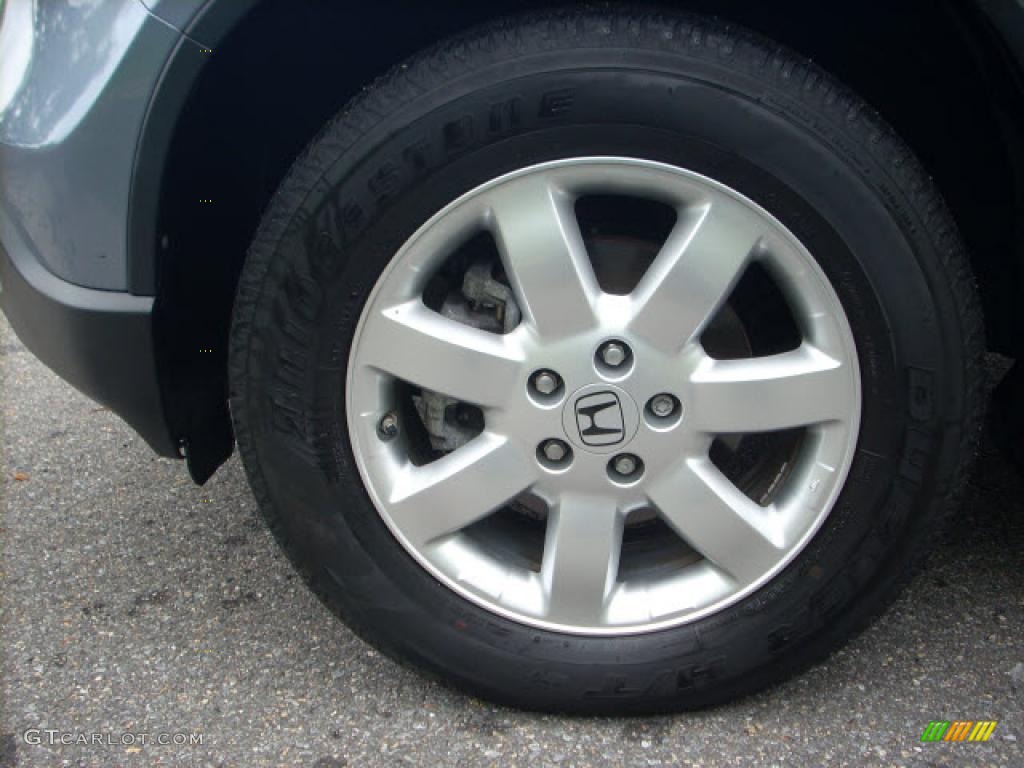 2008 CR-V EX-L 4WD - Glacier Blue Metallic / Gray photo #10