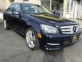 2011 Capri Blue Metallic Mercedes-Benz C 300 Luxury 4Matic  photo #3