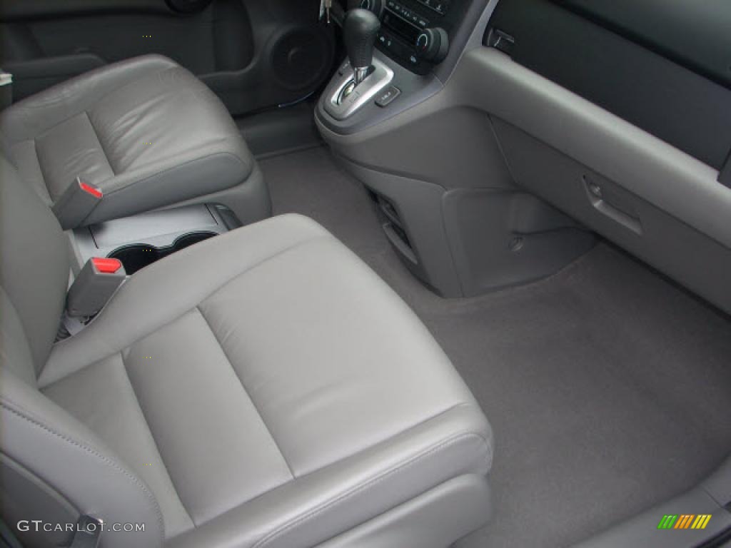 2008 CR-V EX-L 4WD - Glacier Blue Metallic / Gray photo #19