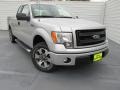 2014 Ingot Silver Ford F150 STX SuperCab  photo #2