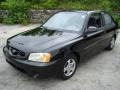 Ebony Black 2001 Hyundai Accent GS Coupe