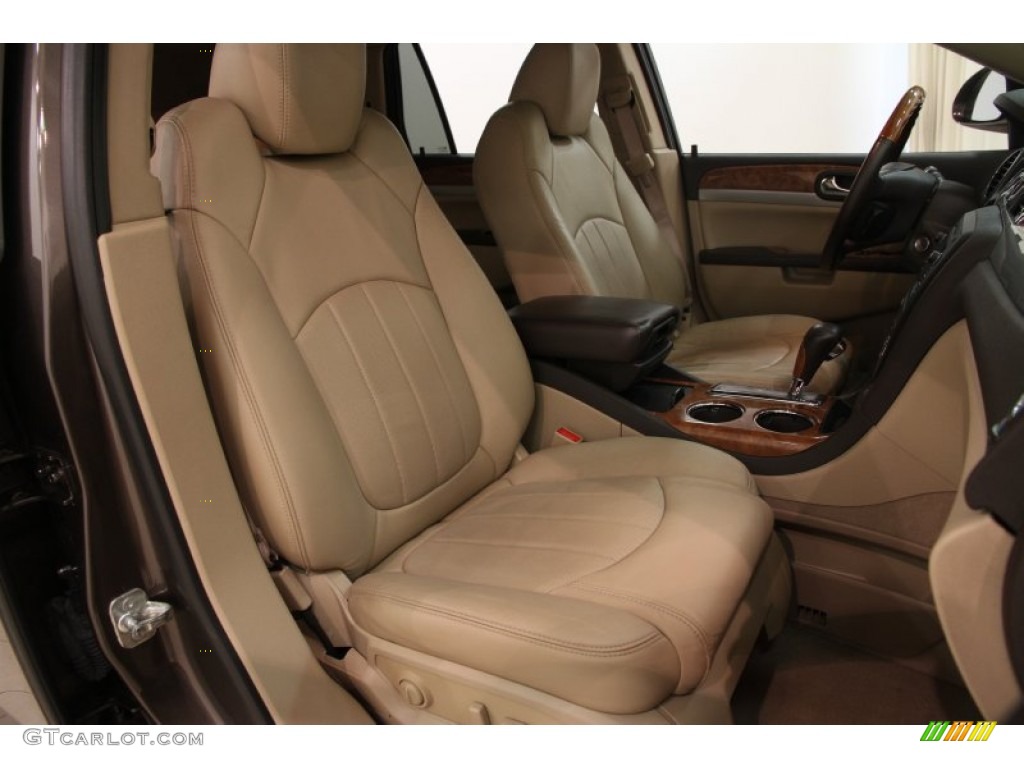 2011 Enclave CXL AWD - Cocoa Metallic / Cashmere/Cocoa photo #16