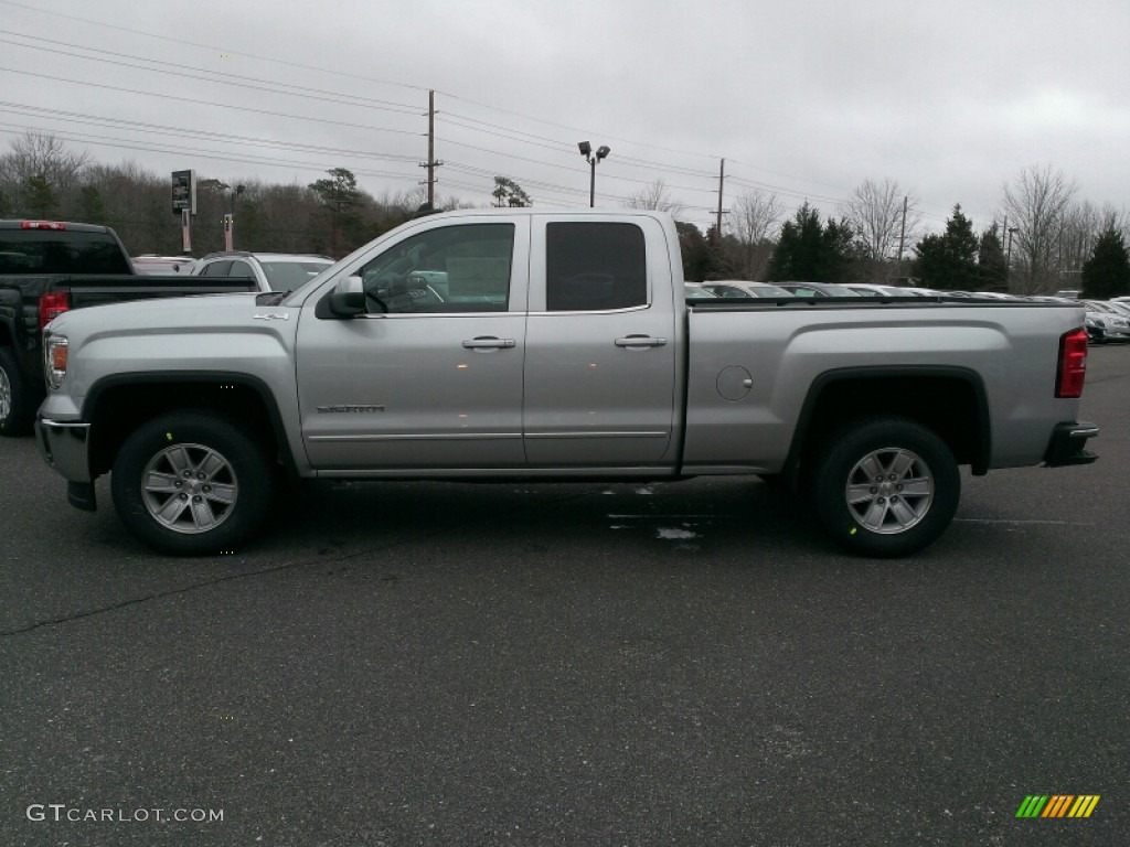 Quicksilver Metallic 2015 GMC Sierra 1500 SLE Double Cab 4x4 Exterior Photo #100700609