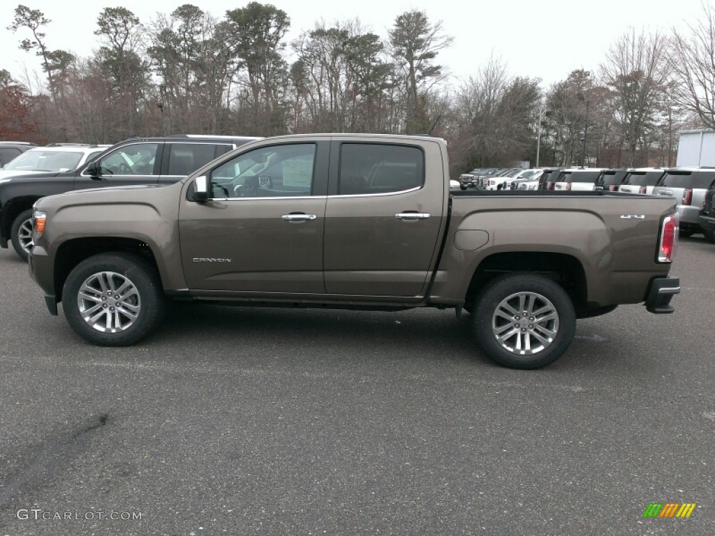 Bronze Alloy Metallic 2015 GMC Canyon SLT Crew Cab 4x4 Exterior Photo #100703465