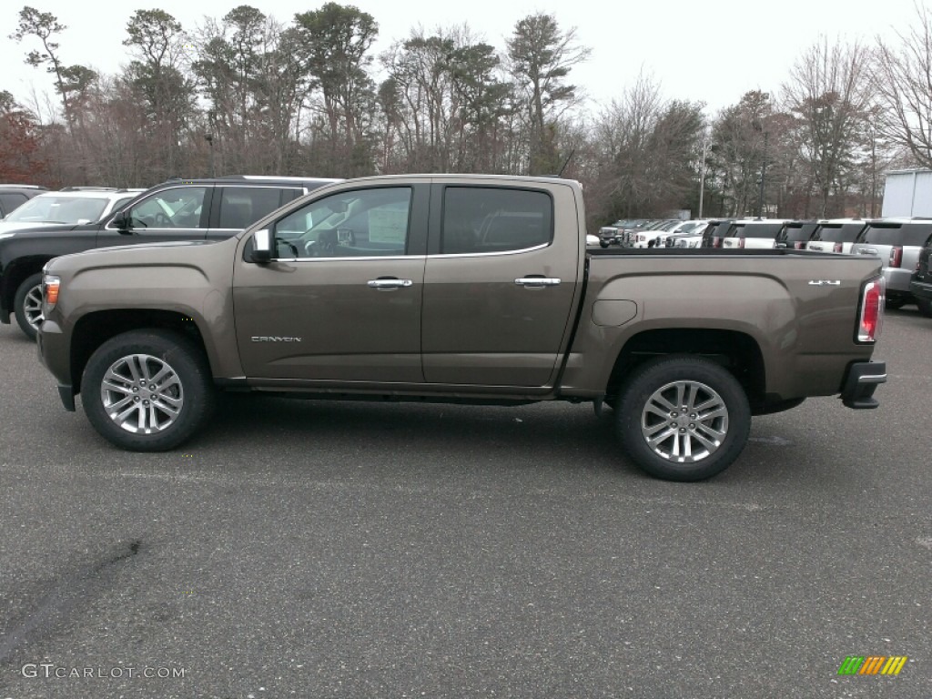 2015 Canyon SLT Crew Cab 4x4 - Bronze Alloy Metallic / Cocoa/Dune photo #3