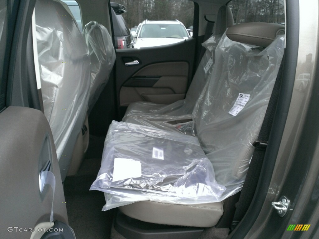 2015 GMC Canyon SLT Crew Cab 4x4 Rear Seat Photo #100703573